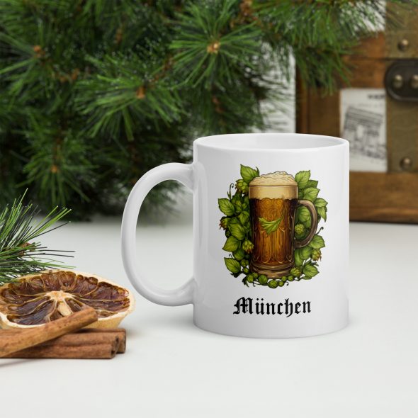 Munich - White glossy mug