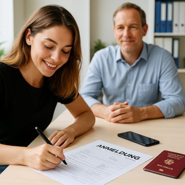Digital Anmeldung Form – Munich Registration PDF Ready to Print